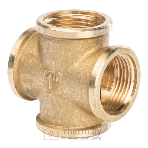 Детальное изображение Крестовина латунная ВР 1" General Fittings арт. 270036H100000A в интернет-магазине THERM.BY