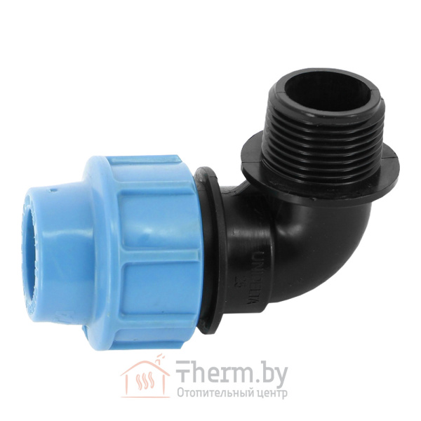 Детальное изображение Угол компрессионный 25 х 1" НР Unidelta в интернет-магазине THERM.BY