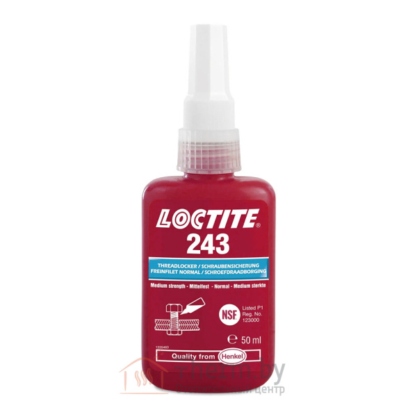 Детальное изображение Loctite 243, 50 мл. Резьбовой герметик фиксатор средней прочности в интернет-магазине THERM.BY