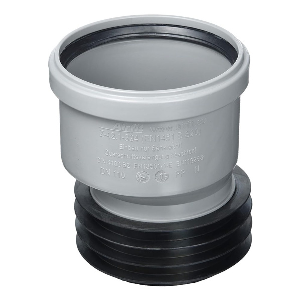 Детальное изображение Восстановитель раструба эксцентрический DN 110/110 универсальный Airfit арт. 111110S в интернет-магазине THERM.BY