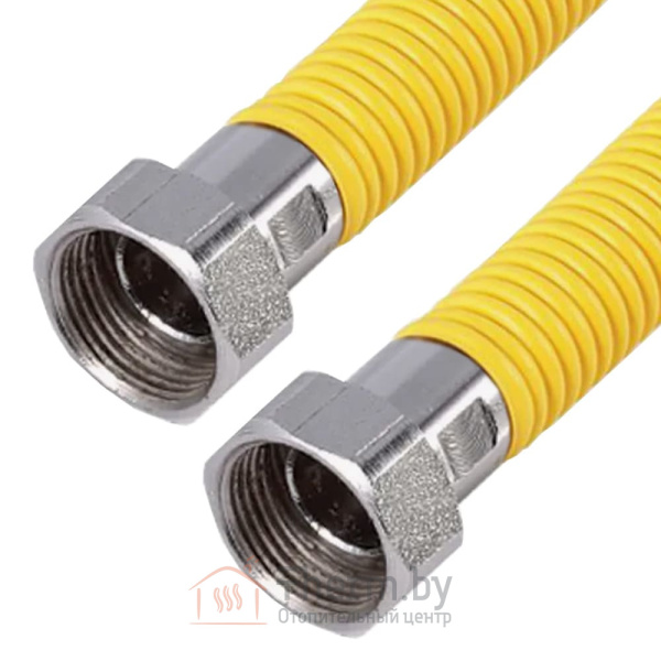 Детальное изображение Шланг газовый гофрированный нержавеющий в ПВХ оболочке 120 см гайка 3/4" х гайка 3/4", ТАиМ в интернет-магазине THERM.BY