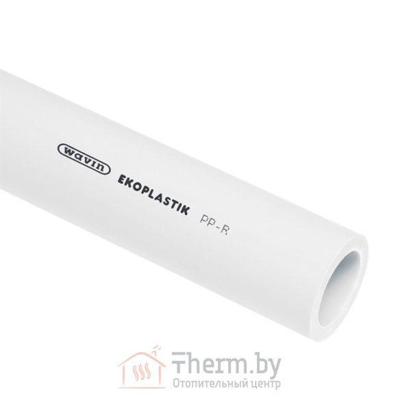 Детальное изображение Труба полипропиленовая (ПП) белая 25 х 4.2 мм Wavin Ekoplastik Чехия арт. BTR025P20X в интернет-магазине THERM.BY