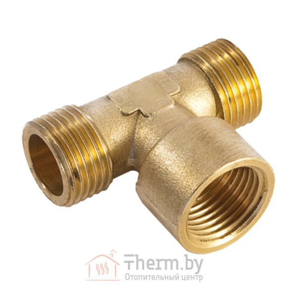 Детальное изображение Тройник переходной латунный НР 1/2" x ВР 1/2" x 1/2" НР  Цветлит арт. ZW50084 в интернет-магазине THERM.BY