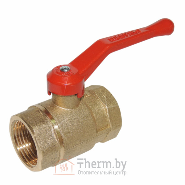 Детальное изображение Кран шаровой 1/2" ВР/ВР (ручка) Цветлит арт. ZW10040 в интернет-магазине THERM.BY