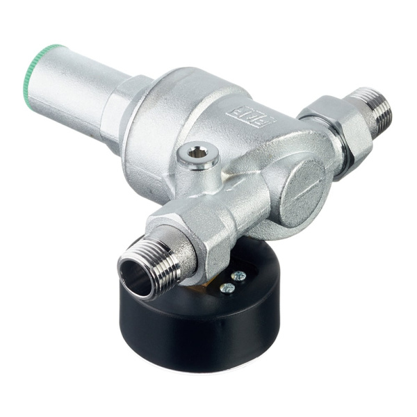 Детальное изображение Редуктор давления хромированный с манометром 1/2" НР FAR арт. FA 2815 12 в интернет-магазине THERM.BY