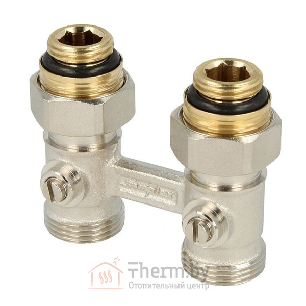 Детальное изображение Узел прямой для радиаторов нижнего подключения НР 1/2" х НР 3/4" Simplex Standard line D1/50 арт. F 10011 в интернет-магазине THERM.BY