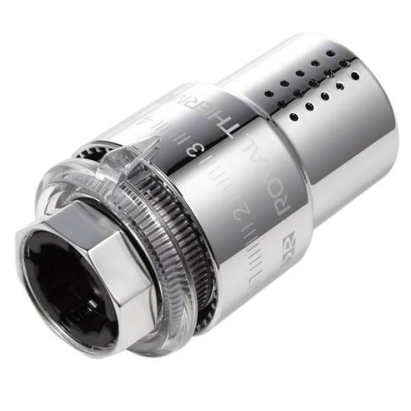 Детальное изображение Головка термостатическая Royal Thermo Design М30х1,5 (хром) в интернет-магазине THERM.BY