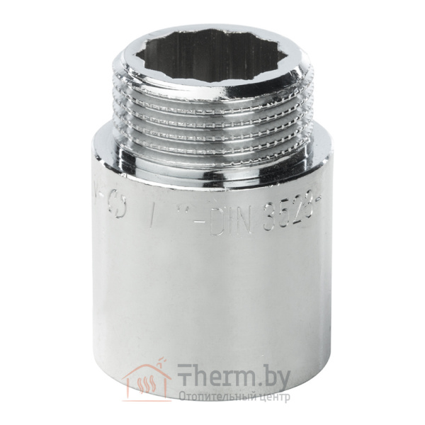 Детальное изображение Удлинитель латунный 1" 30 мм хромированный General Fittings арт. 2600D8B103000A в интернет-магазине THERM.BY