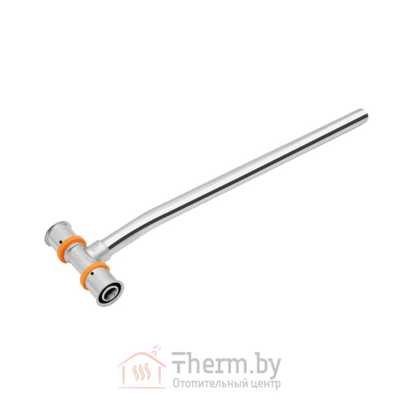 Детальное изображение Пресс тройник латунный 20 х 2.0 х 16 х 2.0 с трубкой 15 х 750 мм левый KAN-Therm арт. 1009261000 в интернет-магазине THERM.BY