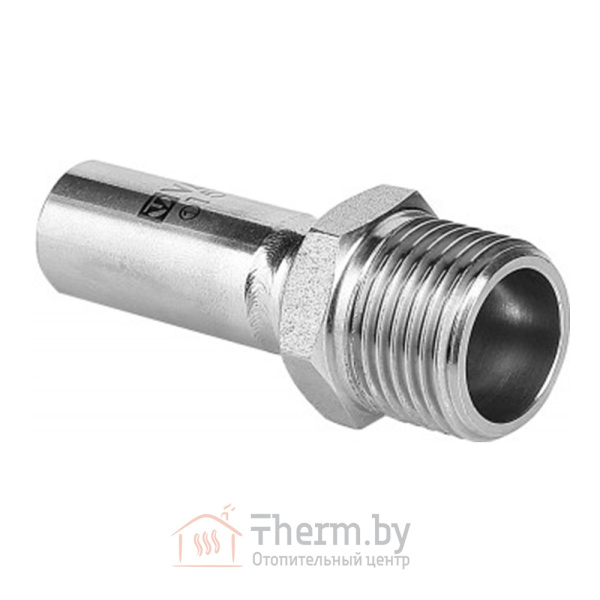 Детальное изображение Ниппель безраструбный 28 х 3/4" наружная резьба Valtec нержавеющая сталь арт. VTi.906.I.002805 в интернет-магазине THERM.BY