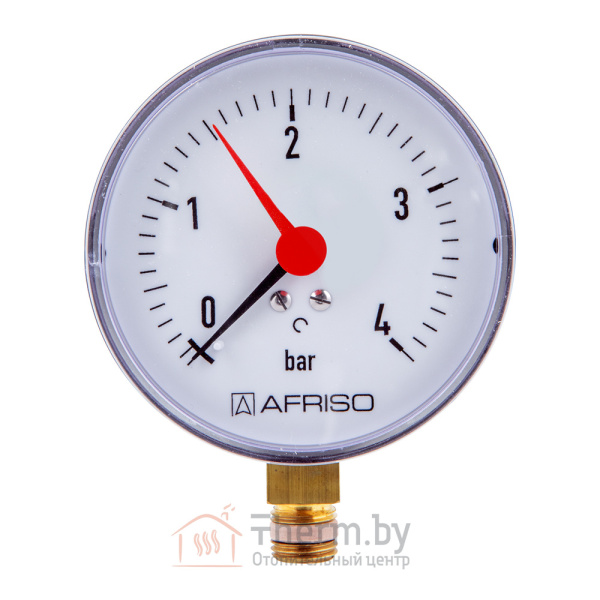 Детальное изображение Манометр радиальный RF 4 bar 80 мм 1/2"НР Afriso арт. 63 562 в интернет-магазине THERM.BY