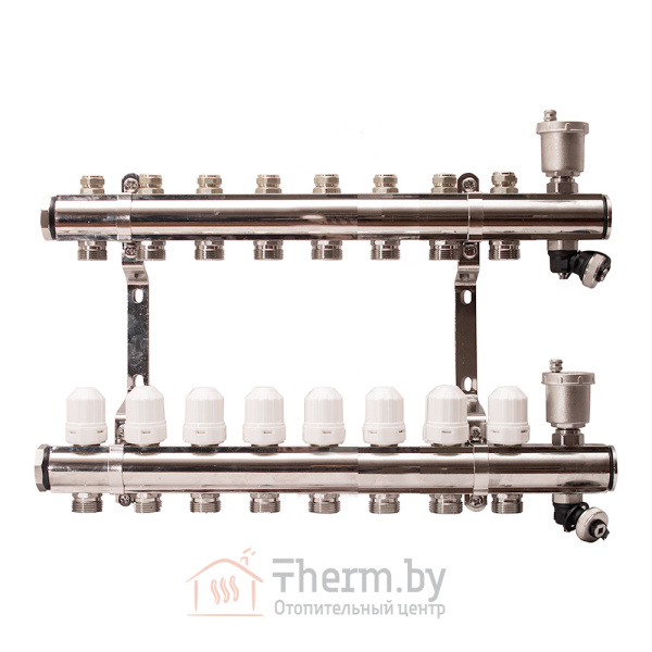 Детальное изображение Гребенка для радиаторного отопления APE на 8 выходов в интернет-магазине THERM.BY