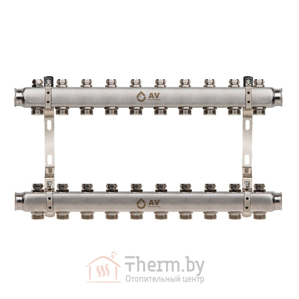 Детальное изображение Коллекторная группа для отопления на 10 выходов AV Engineering AVE162 арт. AVE16200110 в интернет-магазине THERM.BY