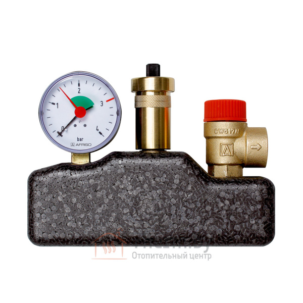 Детальное изображение Группа безопасности для котла KSG с изоляцией 50 кВт 3.0 bar 1"ВР Afriso арт. 77 938 в интернет-магазине THERM.BY