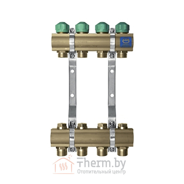 Детальное изображение Коллектор для теплого пола и отопления на 11 контуров KAN-therm серия 71А арт. 1346160020 в интернет-магазине THERM.BY