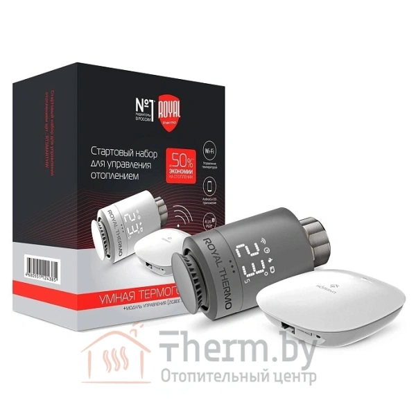 Детальное изображение Набор для дистанционного управления отоплением Royal Thermo, серебристый в интернет-магазине THERM.BY