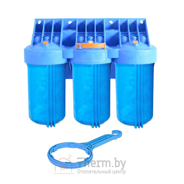 Детальное изображение Магистральный фильтр для воды 1" Джилекс 1 М 10" Т 3 без картриджа арт. 9058 в интернет-магазине THERM.BY