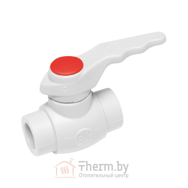 Детальное изображение Кран шаровой ПП белый 25мм Wavin Ekoplastik Чехия в интернет-магазине THERM.BY