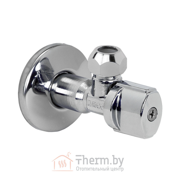 Детальное изображение Шаровой вентиль угловой НР 1/2" х 3/8" (цанга) с металлической ручкой A-80 MAC arco арт. NOV75MAC в интернет-магазине THERM.BY