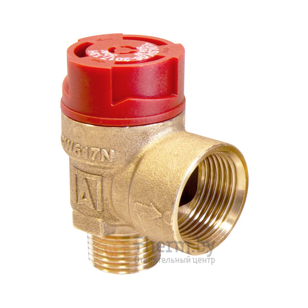 Детальное изображение Предохранительный клапан для отопления 2.0 bar 1/2"НР х 3/4"ВР MSG Afriso арт. 42 521 в интернет-магазине THERM.BY