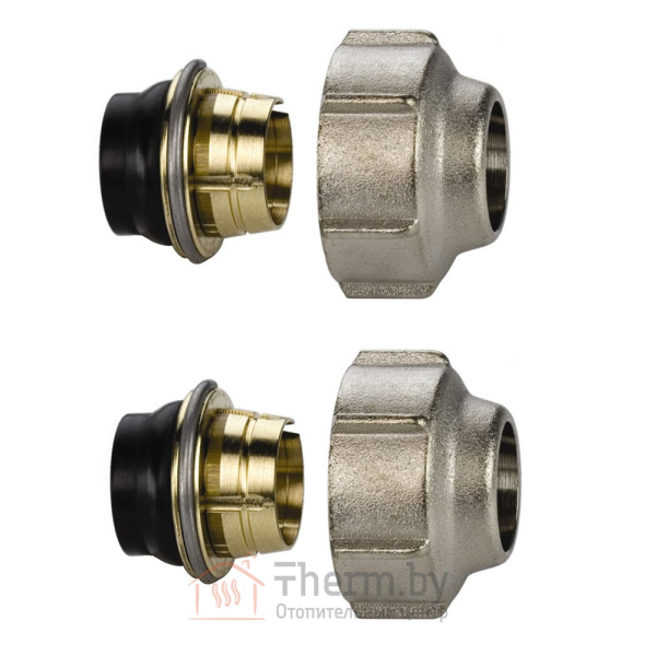 Детальное изображение Соединитель "евроконус" Simplex 3/4" х 15 мм (пара) для декоративных трубок в интернет-магазине THERM.BY