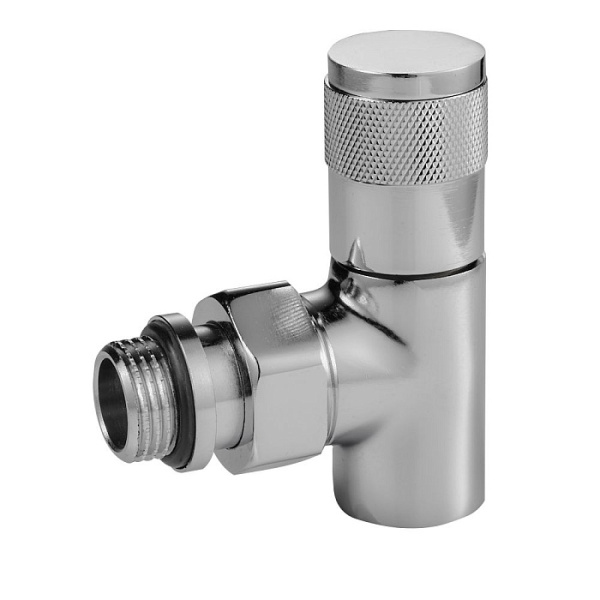 Детальное изображение Набор дизайн-вентилей Royal Thermo PIANO, угловой (хром) 1/2" в интернет-магазине THERM.BY