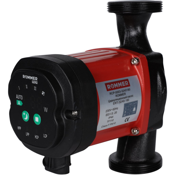 Детальное изображение Насос циркуляционный ROMMER ERTI 32/40-180 (RCP-0003-3240180) в интернет-магазине THERM.BY