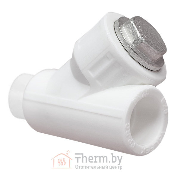 Детальное изображение Фильтр сетчатый ПП (полипропиленовый) 25 мм Вн-Нр VALFEX белый в интернет-магазине THERM.BY