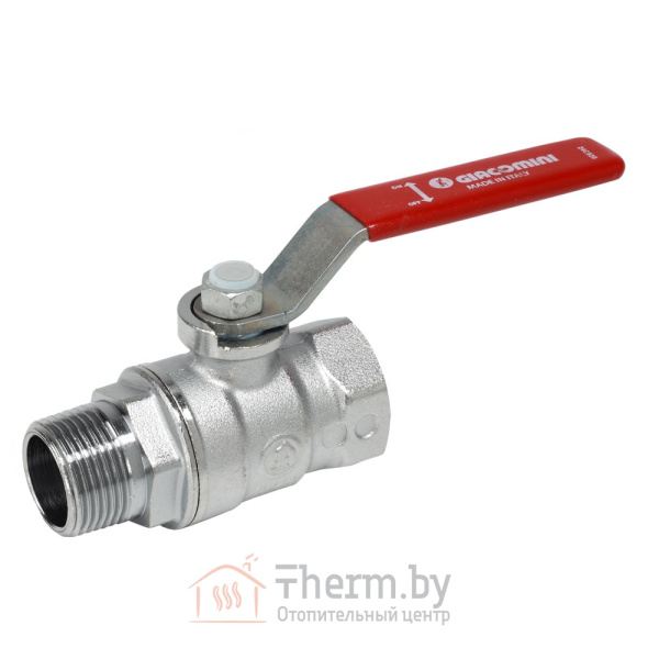 Детальное изображение Кран шаровой полнопроходной 1/2" ВР-НР ручка Giacomini R854 арт. R854LX023 в интернет-магазине THERM.BY