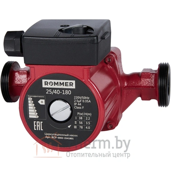 Детальное изображение Насос циркуляционный ROMMER 25/40-180 (RCP-0002-2541801) в интернет-магазине THERM.BY