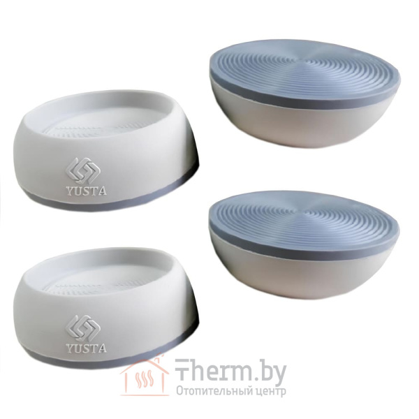 Детальное изображение Антивибрационные подставки для стиральной машины YUSTA (виброопоры) двухслойные, усиленные (4 шт.) в интернет-магазине THERM.BY