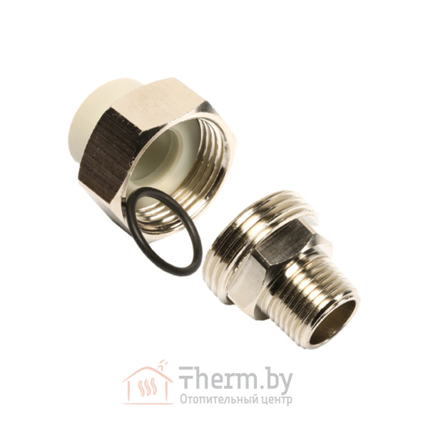 Детальное изображение Муфта ПП разборная 25 х 3/4"НР Wavin Ekoplastik Чехия в интернет-магазине THERM.BY