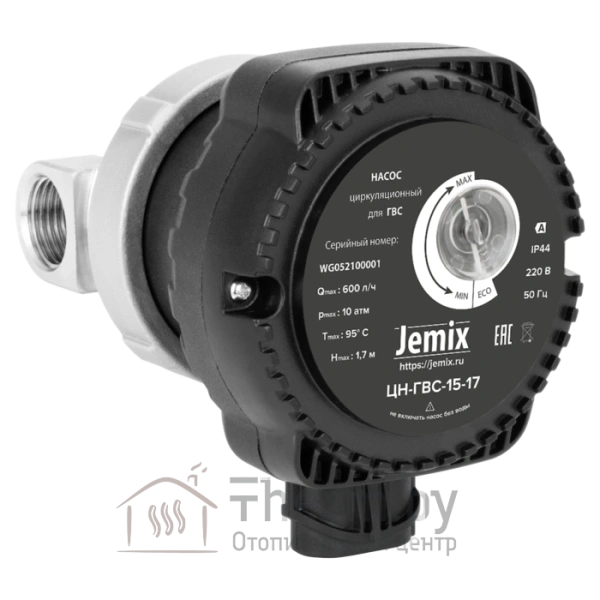 Детальное изображение Насос циркуляционный для ГВС JEMIX ЦН-ГВС-15-17 в интернет-магазине THERM.BY