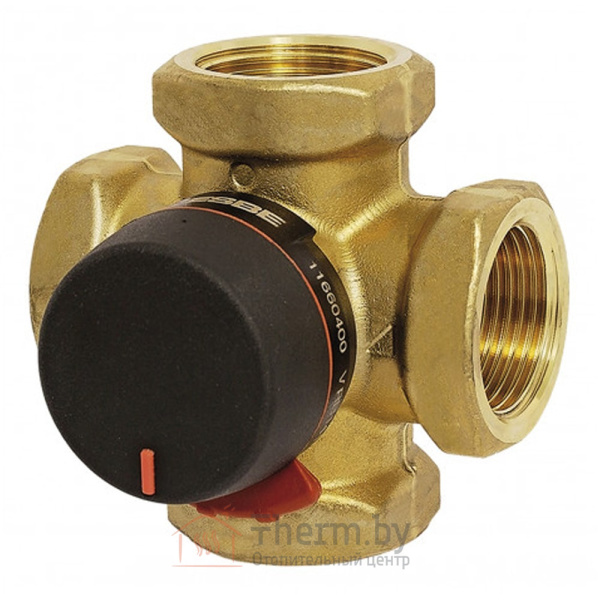 Детальное изображение Бивалентный смесительный клапан четырёхходовой 1" ВР Kvs 10 м3/час VRB141 ESBE арт. 11660400 в интернет-магазине THERM.BY