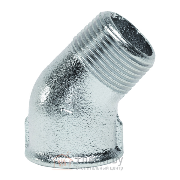 Детальное изображение Угол чугунный оцинкованный 45° х 1 1/2" ВР-НР Platinum Gebo арт. 121-8V в интернет-магазине THERM.BY