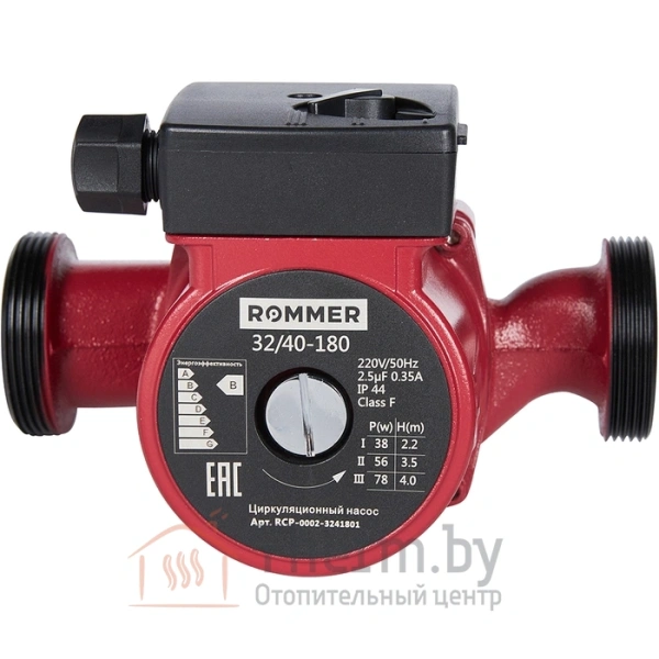 Детальное изображение Насос циркуляционный ROMMER 32/40-180 (RCP-0002-3241801) в интернет-магазине THERM.BY
