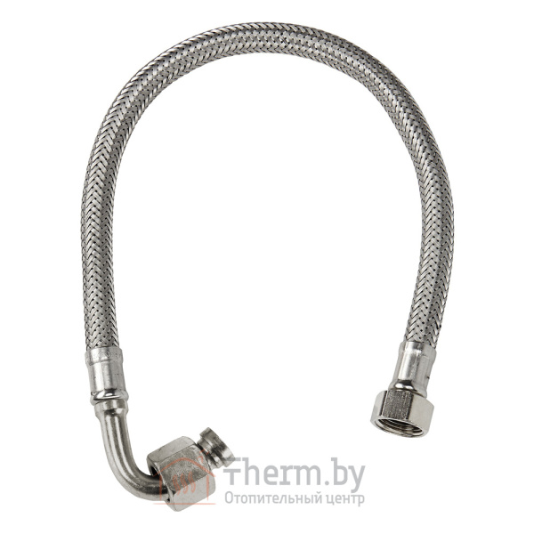 Детальное изображение Гибкий шланг для воды угловой 90° (гибкая подводка) Tucai 30 см гайка-гайка 1/2" арт. 6660 в интернет-магазине THERM.BY