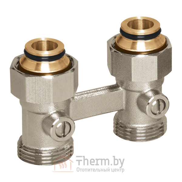 Детальное изображение Узел нижнего подключения радиаторов прямой 3/4"ВР х 3/4"НР Rossweiner арт. 123 012 1 в интернет-магазине THERM.BY