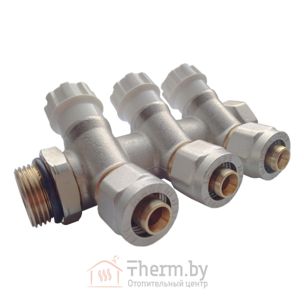 Детальное изображение Коллектор вентильный APE 16 х 3/4" (3 выхода) в интернет-магазине THERM.BY