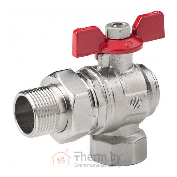 Детальное изображение Кран шаровой угловой с американкой 1" SENA / VA30 arco арт. 154305 в интернет-магазине THERM.BY