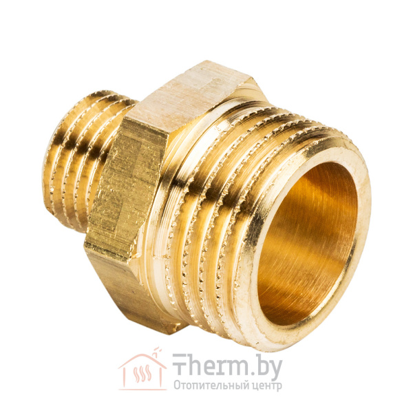 Детальное изображение Ниппель переходной латунный 1/2" х 1/4" General Fittings арт. 260003H040200H в интернет-магазине THERM.BY