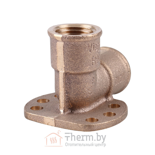 Детальное изображение Угол с креплением бронзовый ВР 1/2" Viega арт. 259 778 в интернет-магазине THERM.BY