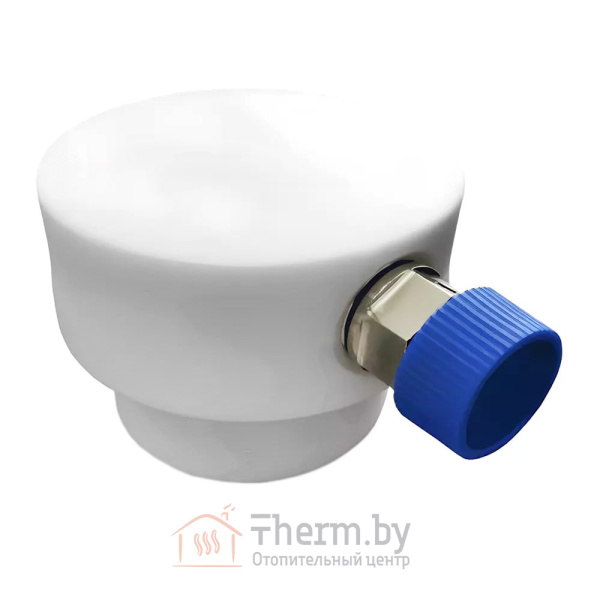 Детальное изображение Заглушка для коллектора ПП 40 мм белая с воздухоотводчиком VALFEX в интернет-магазине THERM.BY