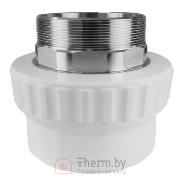Детальное изображение Муфта под ключ 50 х 1 1/2" НР белая VALFEX в интернет-магазине THERM.BY