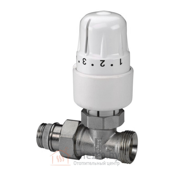 Детальное изображение Вентиль прямой на обратную подводку RTL 1/2" х 3/4" для контура теплого пола арт. F 11882 в интернет-магазине THERM.BY