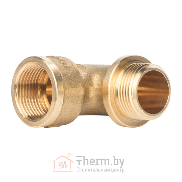 Детальное изображение Угольник латунный с ограничителем ВР/НР 3/4" General Fittings арт. 270024H050500A в интернет-магазине THERM.BY