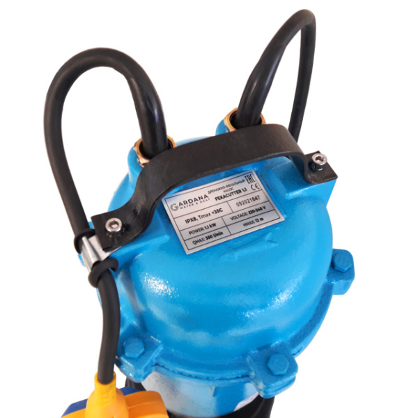 Детальное изображение Насос погружной фекальный GARDANA FEKACUTTER 1.1 с измельчителем в интернет-магазине THERM.BY