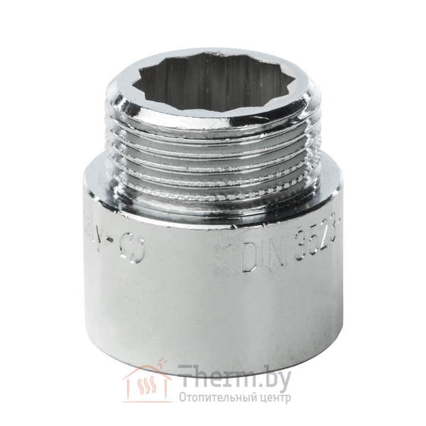 Детальное изображение Удлинитель латунный 1" 20 мм хромированный General Fittings арт. 2600D8B102000A в интернет-магазине THERM.BY