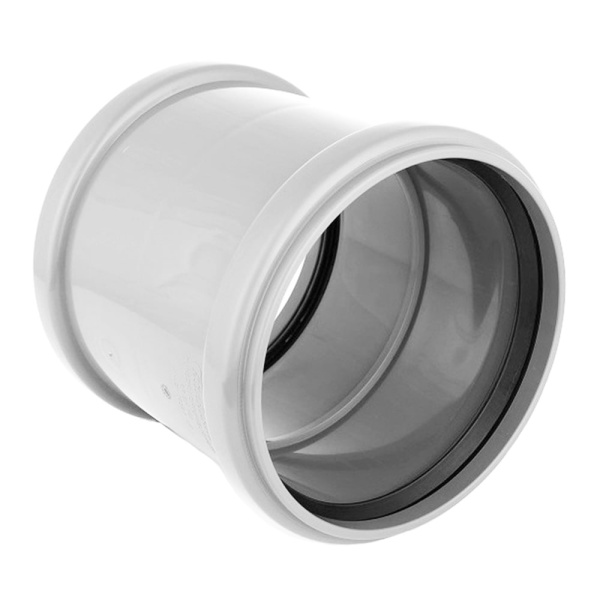 Детальное изображение Муфта двухраструбная для внутренней канализации белая 32 мм Wavin в интернет-магазине THERM.BY