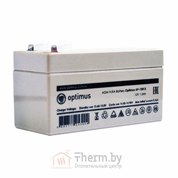 Детальное изображение Аккумулятор ZONT Optimus АP12012, 1.2 A/h арт. ML00004298 в интернет-магазине THERM.BY